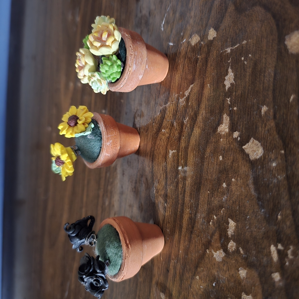 Miniature Clay Flower Pots